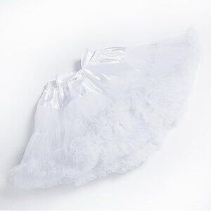 NEW Women's Elastic Waist Chiffon Petticoat Tutu Tulle Skirt Princess Ballet